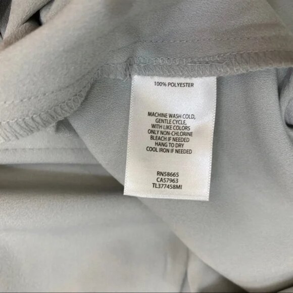 LEITH High Waist Side Slit Wide Leg Pants - Picture 7 of 8